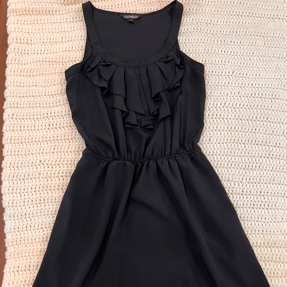 Express black lightweight dress